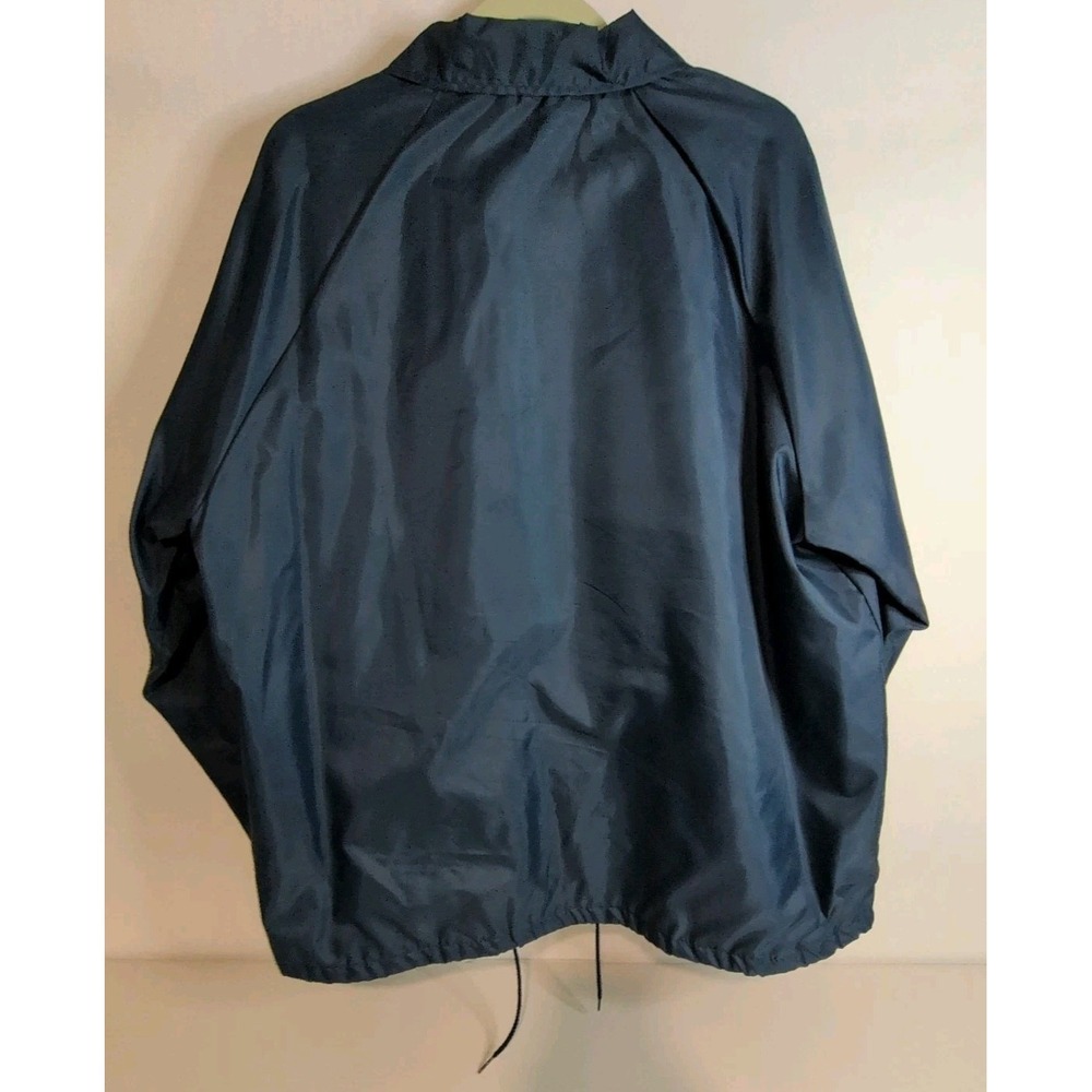 Vintage Cardinal Men's Navy Blue Windbreaker Jacket by the USS Rainier XL USA - Picture 3 of 9